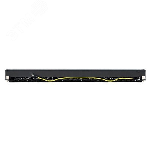 Патч-панель TERACOM CS 19'' Cat.6 1U полный экран STP 24 порта RJ-45 Dual IDC с органайзером - фото 6