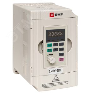 Преобразователь частоты 1.5/2.2кВт 1х230В VECTOR-100 VT100-1R5-1B EKF