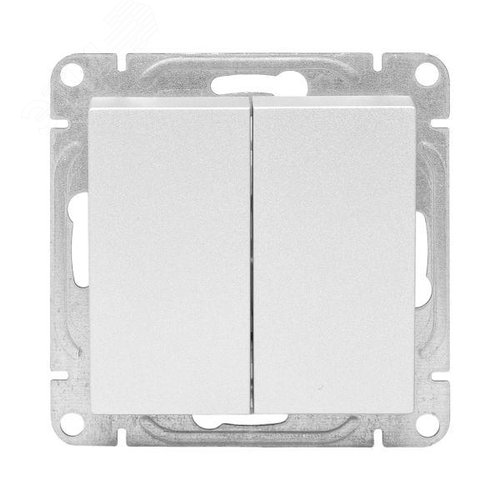 Эпика Механизм выключателя 2кл. алюминий EKF - фото 2