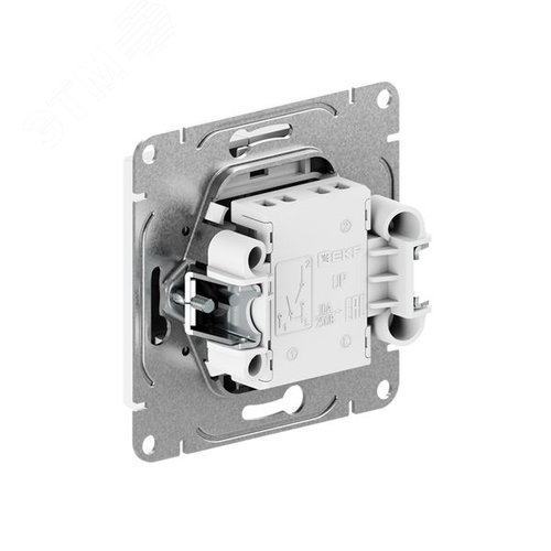 Механизм выключателя. двухклавишный. мокко Эпика EKF - фото 2