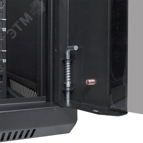 Шкаф настенный 19' TERACOM PRO 12U 600х450 мм дверь стеклянная с замком-ручкой чёрный - фото 21