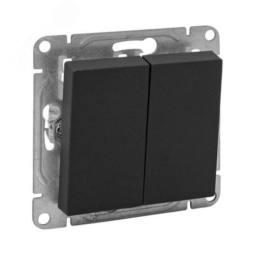 Эпика Механизм выключателя 2кл. проходной черный EKF - фото 1