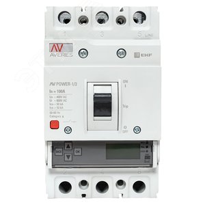 Выключатель автоматический AV POWER-1/3 100А 50кА ETU6.0 mccb-13-100-6.0-av EKF - 4