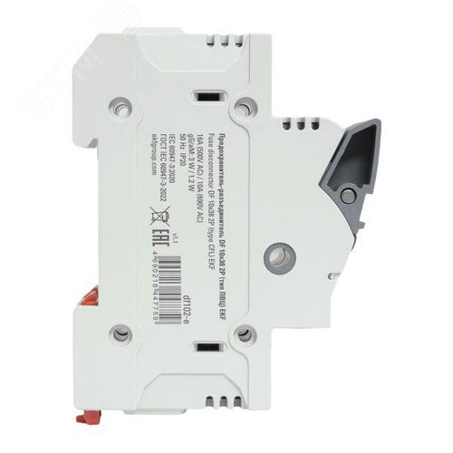 Предохранитель-разъединитель DF 10х38 2Р (тип ПВЦ) - фото 6