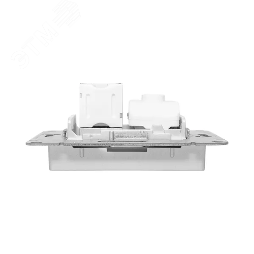 Механизм розетки TV+RJ45 (cat5) алюминий Эпика EKF - фото 7