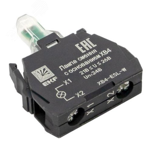 Лампа сменная c основанием XB4 белая 24В PROxima - фото 7