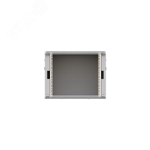 Шкаф настенный 19'' TERACOM PRO 9U 600х450 мм дверь стеклянная с замком-ручкой серый - фото 2