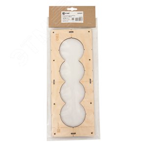 Шаблон для подрозетников c 5 отв. диам. 82 мм Expert - фото 2