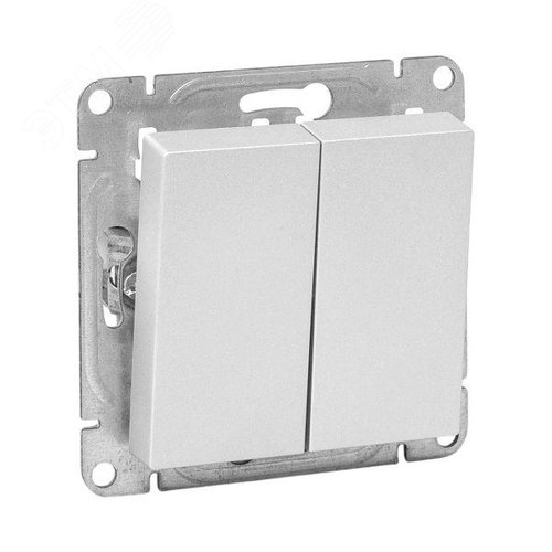 Изображение товара Эпика Механизм выключателя 2кл. проходной алюминий EKF (шт)