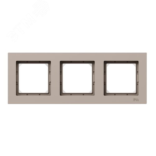 Изображение товара Рамка 3-местная IP44 крем. пластик Эпика EKF (шт)