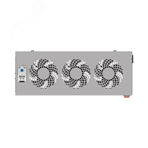 Блок охлаждения TERACOM PRO 3 вентилятора с выключателем и термостатом NO серый - фото 3