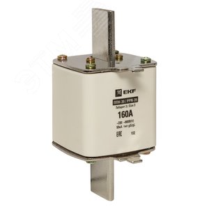 Вставка плавкая ППН-39 630/160А габарит 3 PROxima - фото 1