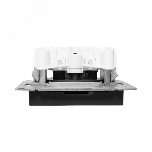 Эпика Механизм розетки 16А без заземления со шторками черный EKF - фото 7