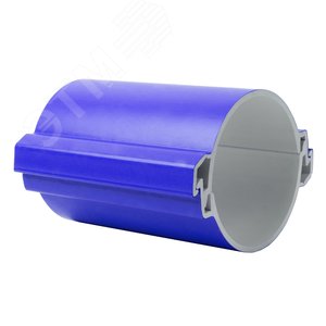 Труба гладкая разборная ПВХ 110 мм (750Н), синяя PROxima