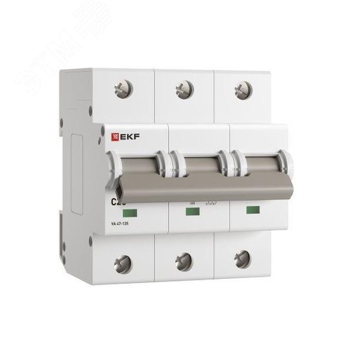 Выключатель автоматический ВА 47-125 3P 25А (C) 15кА PROXIMA - фото 2
