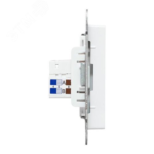 Эпика Механизм розетки RJ45 - 2шт (cat5) белый EKF - фото 3