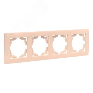 Изображение товара Валенсия рамка 4-местная кремовая (шт)