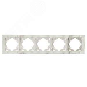 Валенсия Рамка 5-местная графит - фото 2