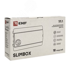 Щит распределительный ЩРВ-П-18 SlimBox белая дверца IP41 PROxima - фото 2