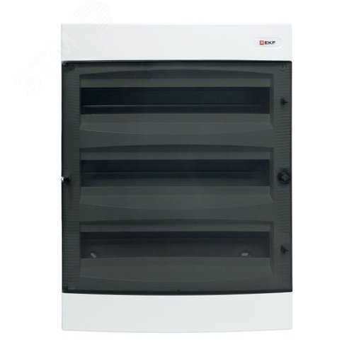 Щит распределительный навесной Unix прозрачная дверь 3х18 модулей IP41 EKF PROxima - фото 4