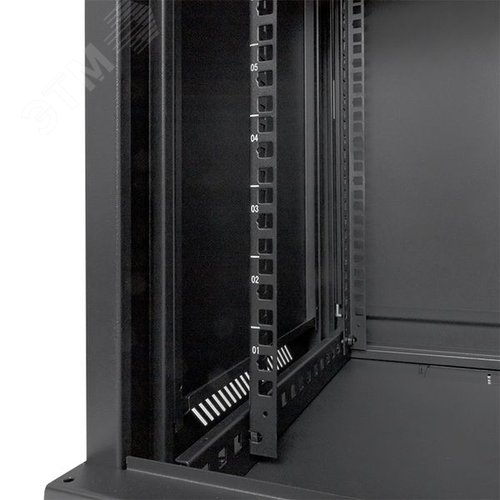 Шкаф настенный 19' TERACOM PRO 12U 600х450 мм дверь стеклянная с замком-ручкой чёрный - фото 26