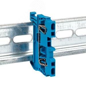 Клемма проходная пружинная ST 2.5 мм2 синяя EKF - фото 3