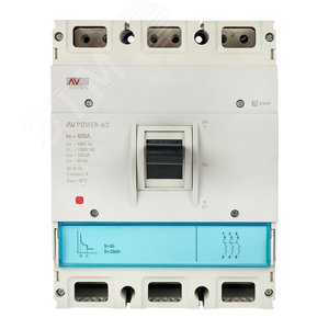 Автоматический выключатель AV POWER-4/3 800А 35kA TR - фото 3