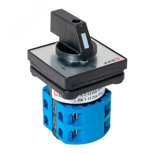 Переключатель кулачковый ПК-1-13 25А 3P 0-1 IP65 EKF - фото 7