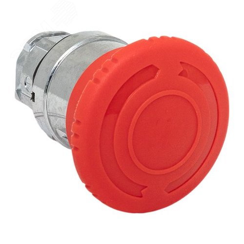 Механизм кнопки исполнительный XB4 Грибок красный поворотный с фиксацией без подсветки IP65 - фото 1