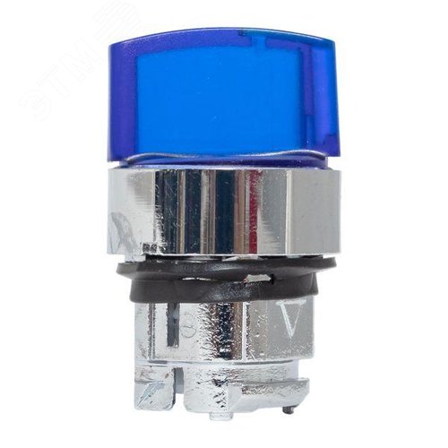 Механизм переключателя исполнительный ХB4 синий на 2 положения с фиксацией без подсветки с короткой ручкой PROxima - фото 5