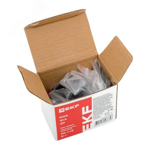Переключатель кулачковый ПК-1-11 10А 1P 0-1 IP65 EKF - фото 10