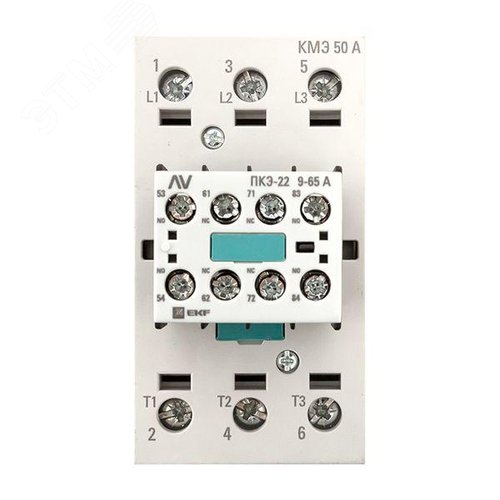 Комплект КМЭ 50А 400В АС с дополнительными контактами 2НО+2НЗ EKF AVERES - фото 3