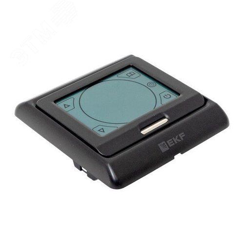 Термостат сенсорный для теплых полов электронный  черный 16А 230В - фото 8