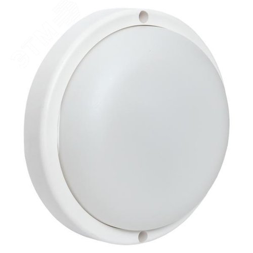 Светильник светодиодный ЖКХ круг ДПО-1300 с микроволновым датчиком движения 12Вт 6500K IP65 LUMA - фото 1