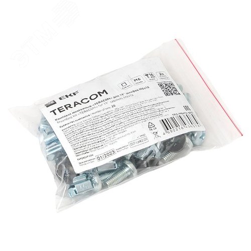 Комплект монтажный TERACOM для 19' шкафов М6х16 (20 компл.) - фото 2