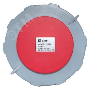 Розетка переносная 2452 3Р+РЕ+N 125А 380В IP67 PROxima - фото 2