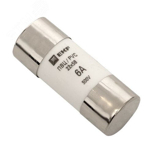 Вставка плавкая цилиндрическая ПВЦ (22х58) 6А PROxima - фото 1