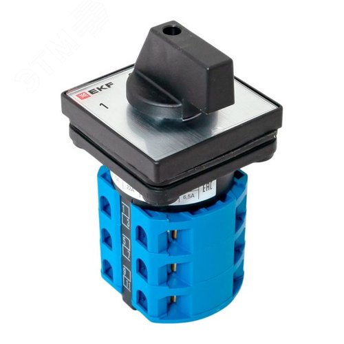 Переключатель кулачковый ПК-1-43 25А 3P 1-0-2 IP65 EKF - фото 6