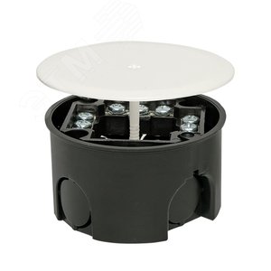 Коробка распаячная КМТ-010-021 для подштукатурного монтажа с клеммником и крышкой КМТ-010-021 (97х50) PROxima - фото 3