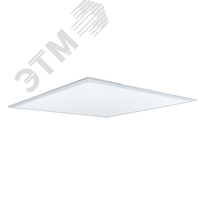 Панель светодиодная тонкая (ДВО) ЛУО-4007-W 36Вт 4000К белая без драйвера 595х595 Basic - фото 1