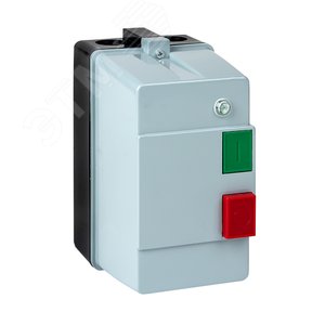 Изображение товара Пускатель магнитный ПМЛ-2230-25А-400В с тепловым реле 17-25А в корпусе IP65, с кнопками Пуск/Стоп, с индикацией (шт)