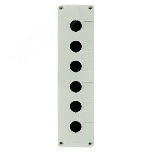 Корпус КП106 пластиковый 6 кнопок белый - фото 2