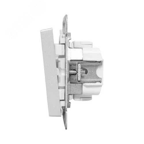 Эпика Механизм выключателя 1кл. кнопочный алюминий EKF - фото 5