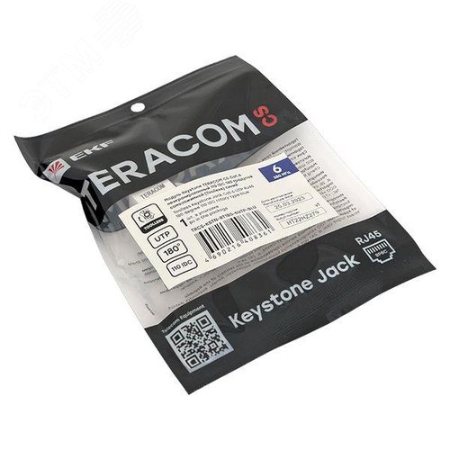 Модуль Keystone TERACOM CS Cat.6 неэкранированный 110 IDC 180 градусов самозажимной (Toolless) синий - фото 8