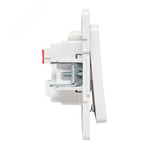 Механизм кнопки нажимной 10А белый Стокгольм EKF - фото 3