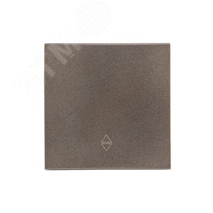 Валенсия лицевая панель выключателя проходного 1-кл. 10А графит - фото 1