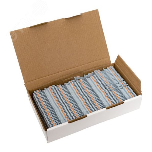 Клемма проходная Push-in 1.5 мм2 серая EKF - фото 10