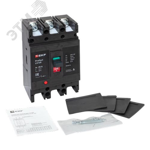 LS125 18кА 3P 25А ProPact EKF - фото 10