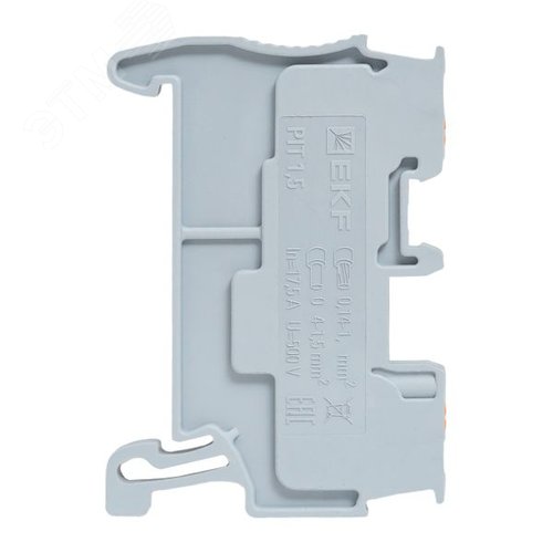 Клемма проходная Push-in 1.5 мм2 серая EKF - фото 4