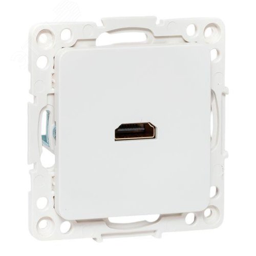 Стокгольм Механизм розетки HDMI белый EKF - фото 1